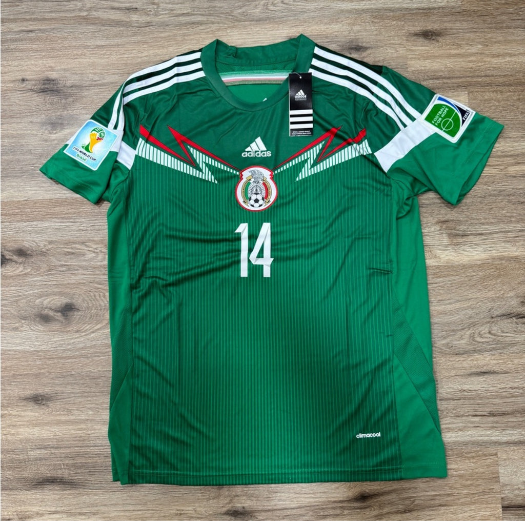 2014 Mexico Chicharito Vintage Soccer Jersey (Short Sleeve)