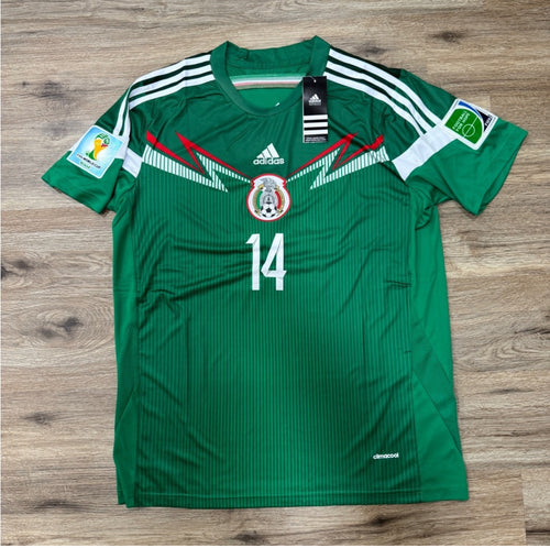 2014 Mexico Chicharito Vintage Soccer Jersey (Short Sleeve)
